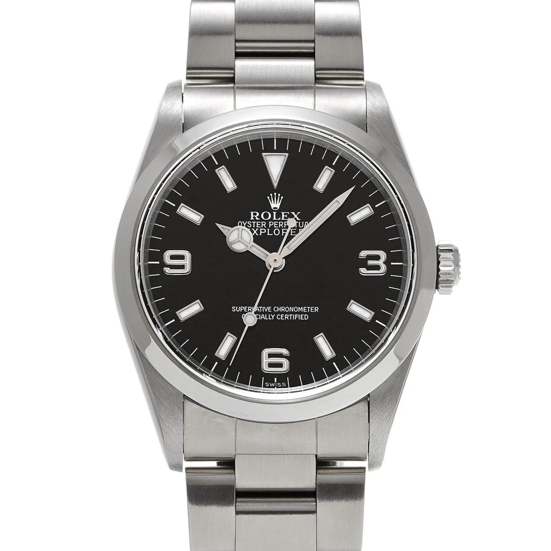 ROLEX EXPLORER BLACK WATCH: ROLEX Explorer Black WATCH Brand: ROLEX Type: Wristwatch Material: Band Material Stainless steel, Case Material Stainless steel Color: Dial Color Black Size: ??Case? H/about 36mm W/about 36mm D/about 