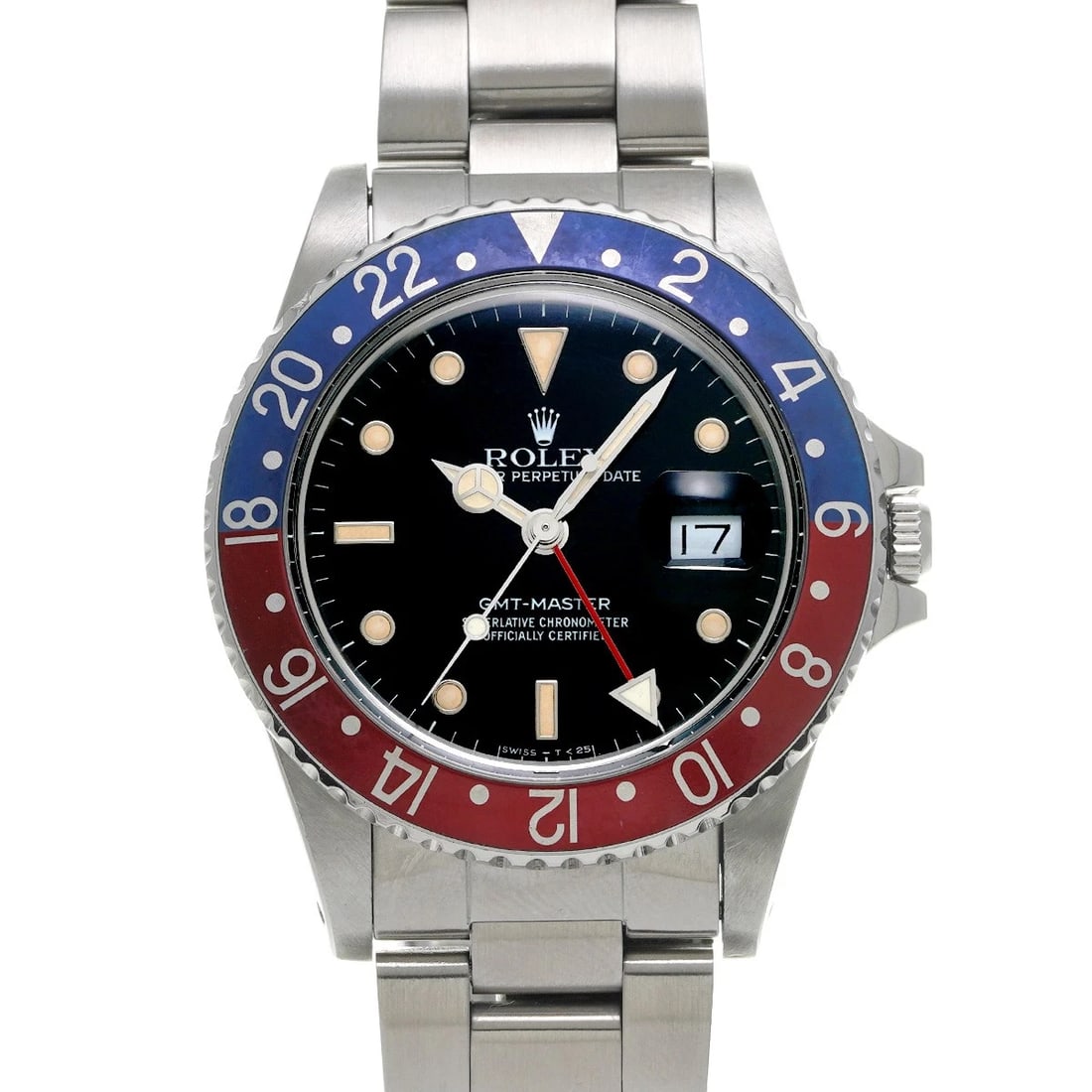 ROLEX GMT-MASTER BLACK WATCH: ROLEX GMT-Master Black WATCH Brand: ROLEX Type: Wristwatch Material: Band Material Stainless steel, Case Material Stainless steel Color: Dial Color black Size: ??Case? H/about 40mm W/about 40mm D/abou