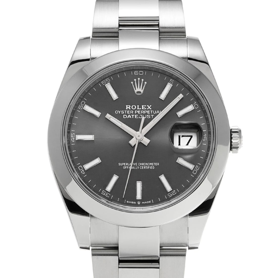ROLEX DATEJUST SLATE WATCH: ROLEX Datejust Slate WATCH Brand: ROLEX Type: Wristwatch Material: Band Material Stainless steel, Case Material Stainless steel Color: Dial Color Slate Size: ??Case? H/about 41mm W/about 41mm D/about
