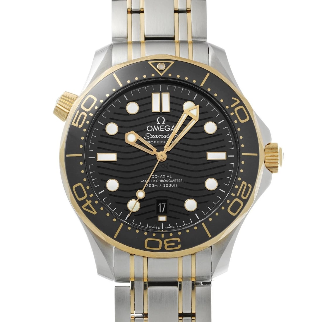 OMEGA SEAMASTER DIVER MASTER CHRONOMETER BLACK WATCH: OMEGA Seamaster Diver Master Chronometer Black WATCH Brand: OMEGA Type: Wristwatch Material: Band Material Stainless steel/Yellow Gold, Case Material Stainless steel Color: Dial Color Black Size: ??Ca