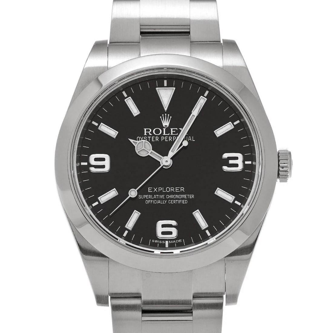 ROLEX EXPLORER BLACK WATCH: ROLEX Explorer Black WATCH Brand: ROLEX Type: Wristwatch Material: Band Material Stainless steel, Case Material Stainless steel Color: Dial Color Black Size: ??Case? H/about 39mm W/about 39mm D/about 