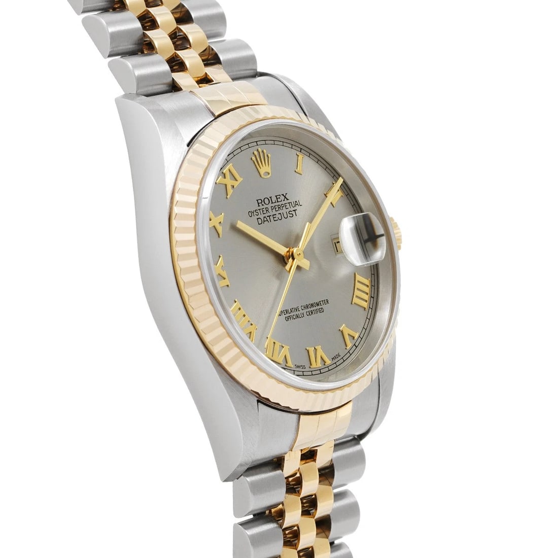 ROLEX DATEJUST GRAY WATCH - 3