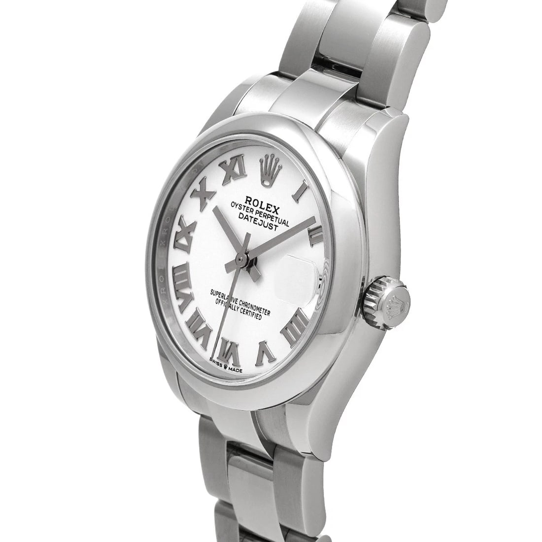 ROLEX DATEJUST WHITE WATCH - 2