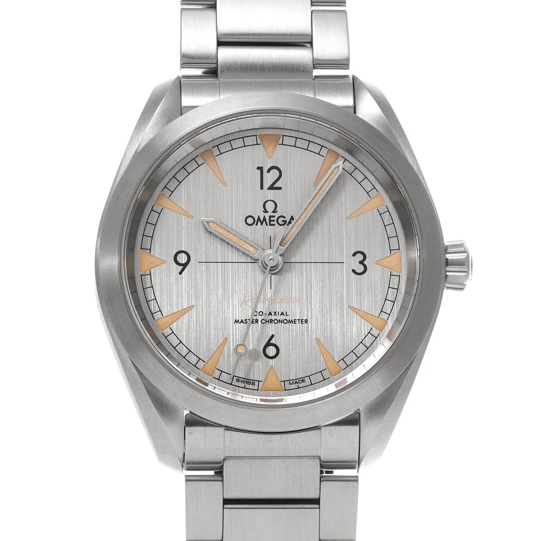 OMEGA SEAMASTER RAILMASTER CO-AXIAL MASTER CHRONOMETER WATCH: OMEGA Seamaster Railmaster Co-Axial Master Chronometer WATCH Brand: OMEGA Type: Wristwatch Material: Band Material Stainless steel, Case Material Stainless steel Color: Dial Color Gray Size: ??Case? H