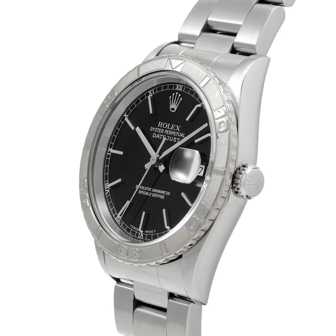 ROLEX DATEJUST THUNDERBIRD BLACK WATCH - 2