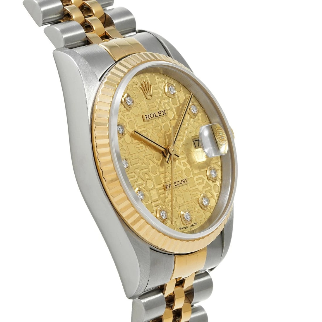 ROLEX DATEJUST CHAMPAGNE COMPUTER/DIAMOND WATCH - 3