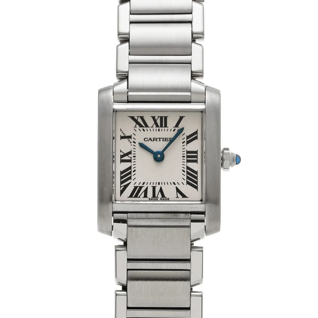 CARTIER TANK FRANCAISE SM SILVER WATCH: CARTIER Tank Francaise SM Silver WATCH Brand: CARTIER Type: Wristwatch Material: Band Material Stainless steel, Case Material Stainless steel Color: Dial Color Silver Size: ??Case? H/about 18mm W/abou