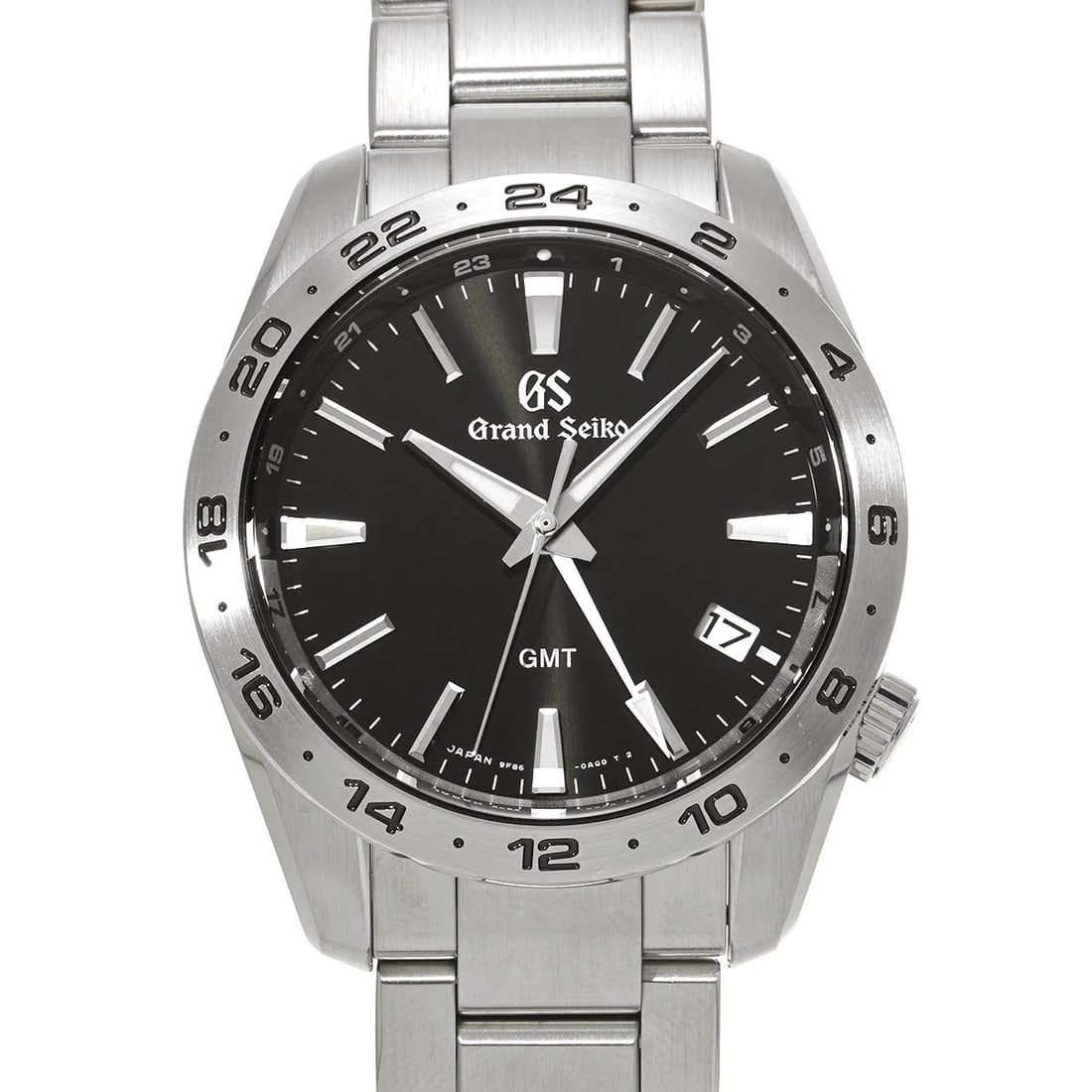 GRAND SEIKO SPORT COLLECTION QUARTZ GMT BLACK WATCH: Grand Seiko Sport Collection Quartz GMT Black WATCH Brand: Grand Seiko Type: Wristwatch Material: Band Material Stainless steel, Case Material Stainless steel Color: Dial Color Black Size: ??Case? H/a