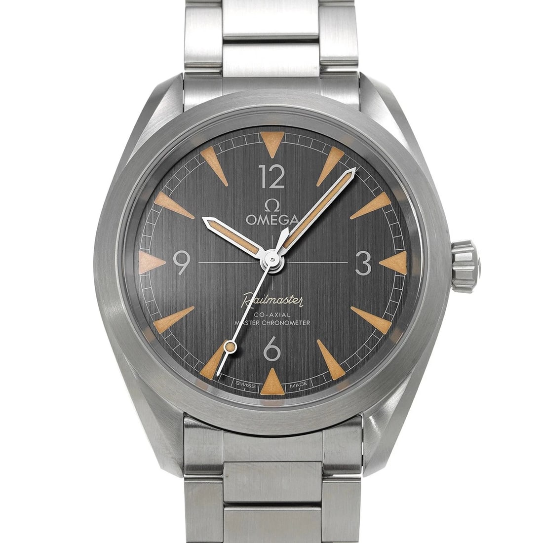 OMEGA SEAMASTER RAILMASTER CO-AXIAL MASTER CHRONOMETER WATCH: OMEGA Seamaster Railmaster Co-Axial Master Chronometer WATCH Brand: OMEGA Type: Wristwatch Material: Band Material Stainless steel, Case Material Stainless steel Color: Dial Color Black Size: ??Case? 