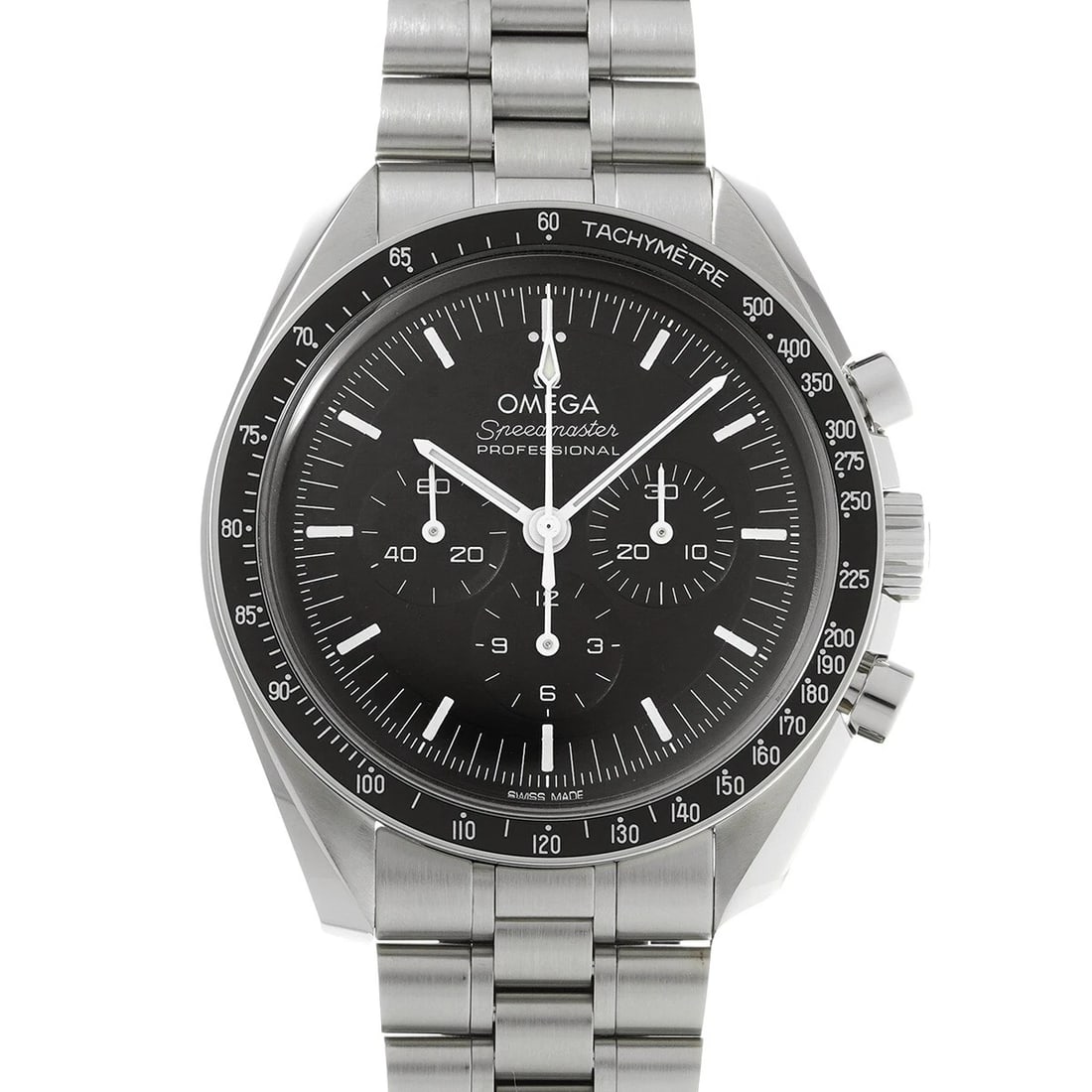 OMEGA SPEEDMASTER MOONWATCH PROFESSIONAL CO-AXIAL MASTER CHRONOMETER WATCH: OMEGA Speedmaster Moonwatch Professional Co-Axial Master Chronometer WATCH Brand: OMEGA Type: Wristwatch Material: Band Material Stainless steel, Case Material Stainless steel Color: Dial Color Black 