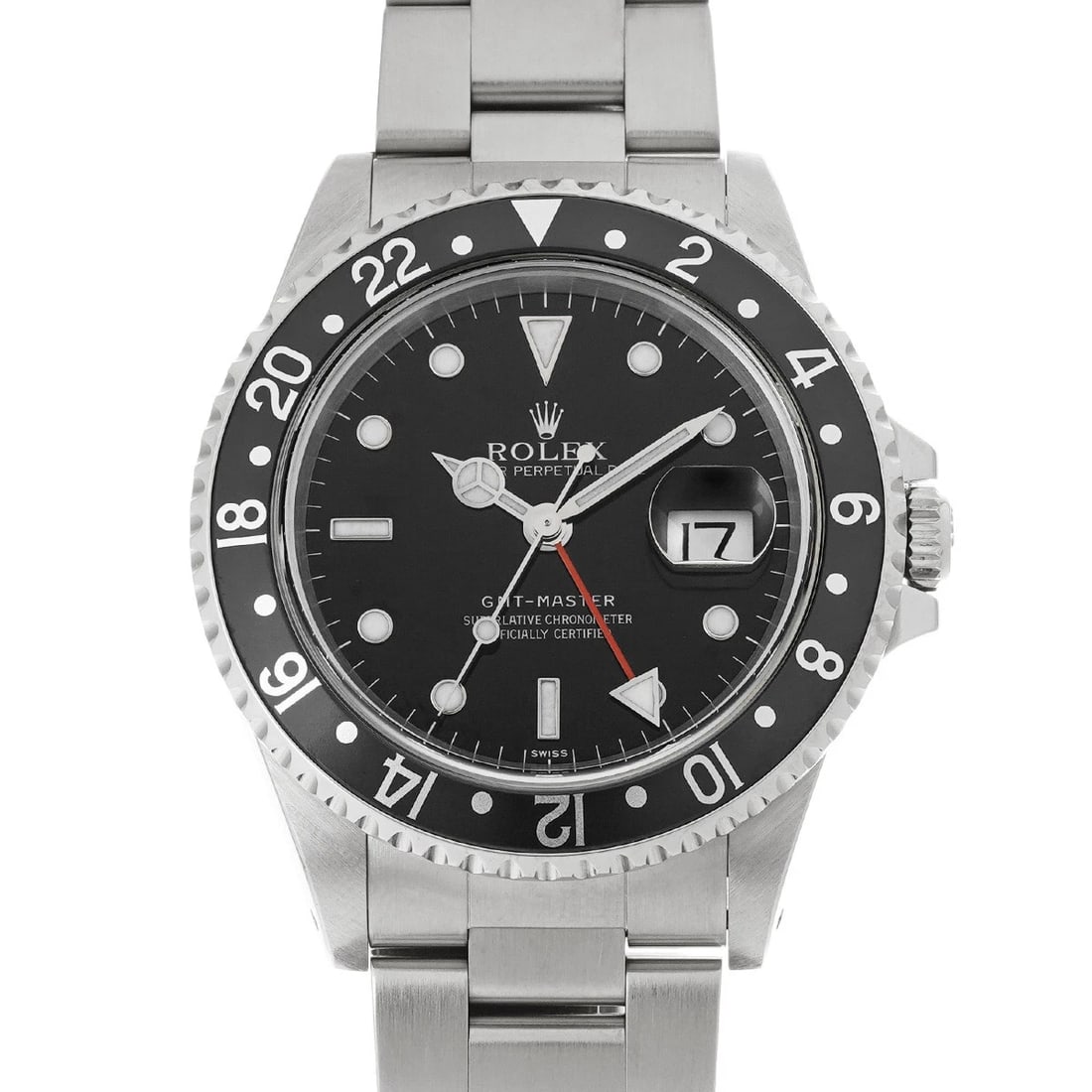 ROLEX GMT-MASTER BLACK WATCH: ROLEX GMT-Master Black WATCH Brand: ROLEX Type: Wristwatch Material: Band Material Stainless steel, Case Material Stainless steel Color: Dial Color Black Size: ??Case? H/about 40mm W/about 40mm D/abou