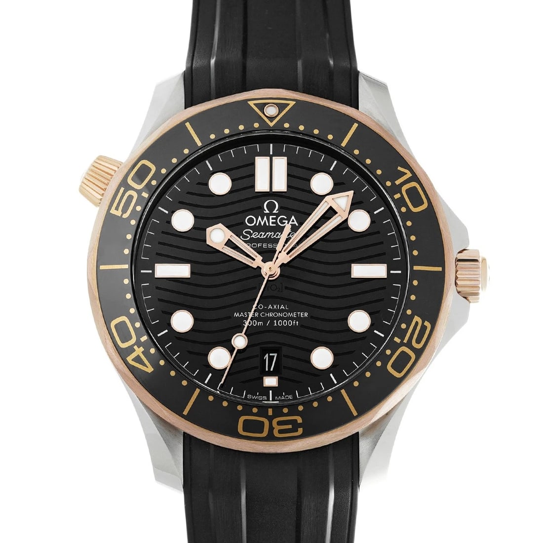 OMEGA SEAMASTER DIVER CO-AXIAL MASTER CHRONOMETER BLACK WATCH: OMEGA Seamaster Diver Co-Axial Master Chronometer Black WATCH Brand: OMEGA Type: Wristwatch Material: Band Material rubber, Case Material Stainless steel Color: Dial Color Black Size: ??Case? H/about 
