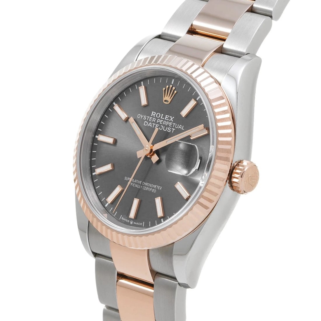 ROLEX DATEJUST SLATE WATCH - 2