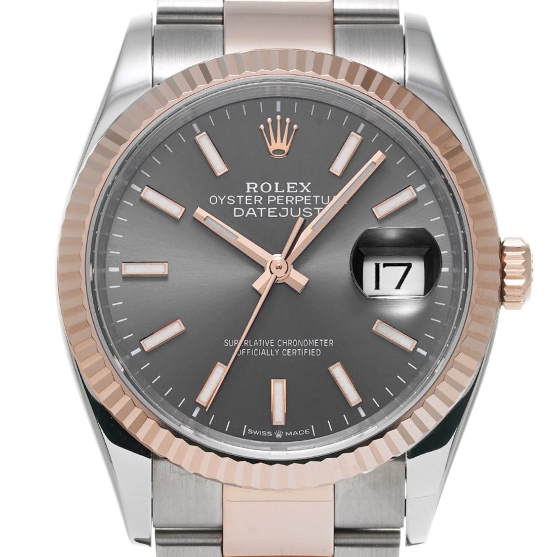 ROLEX DATEJUST SLATE WATCH - 4
