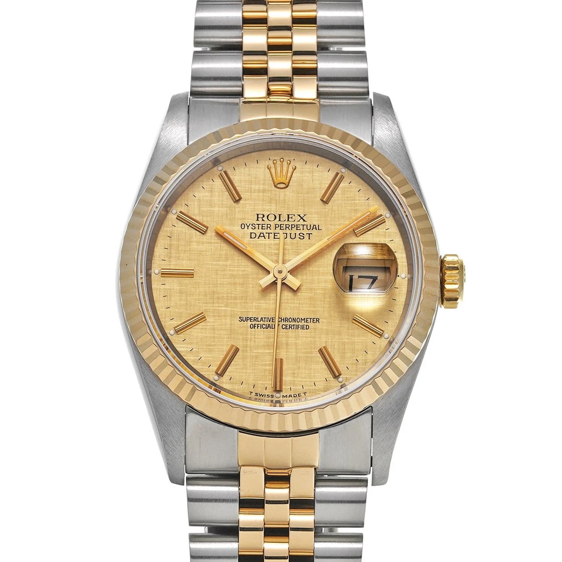 ROLEX DATEJUST CHAMPAGNE MOSAIC WATCH: ROLEX Datejust Champagne Mosaic WATCH Brand: ROLEX Type: Wristwatch Material: Band Material Stainless steel/Yellow Gold, Case Material Stainless steel Color: Dial Color Champagne Mosaic Size: ??Case?