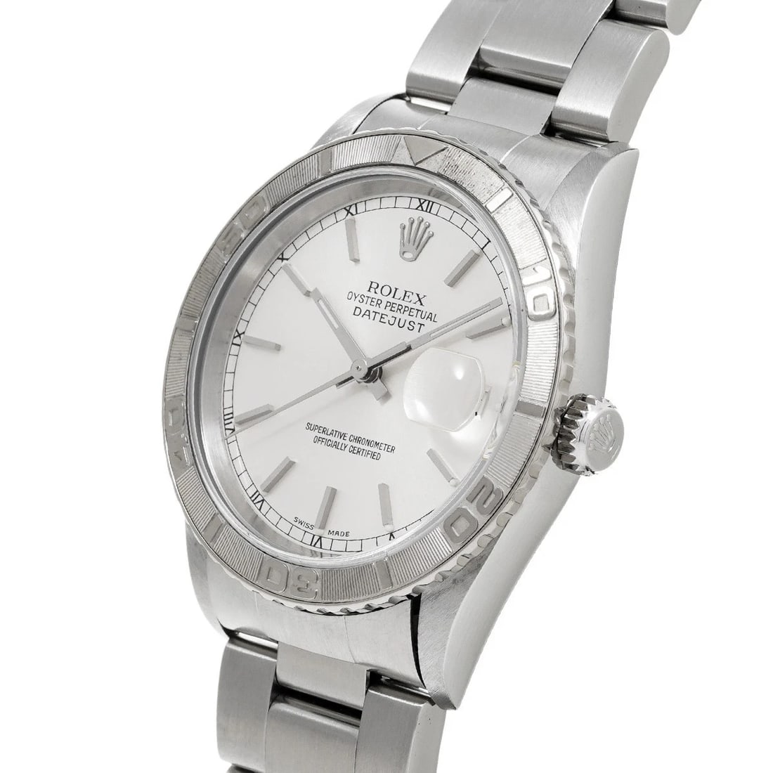 ROLEX DATEJUST THUNDERBIRD SILVER WATCH - 2