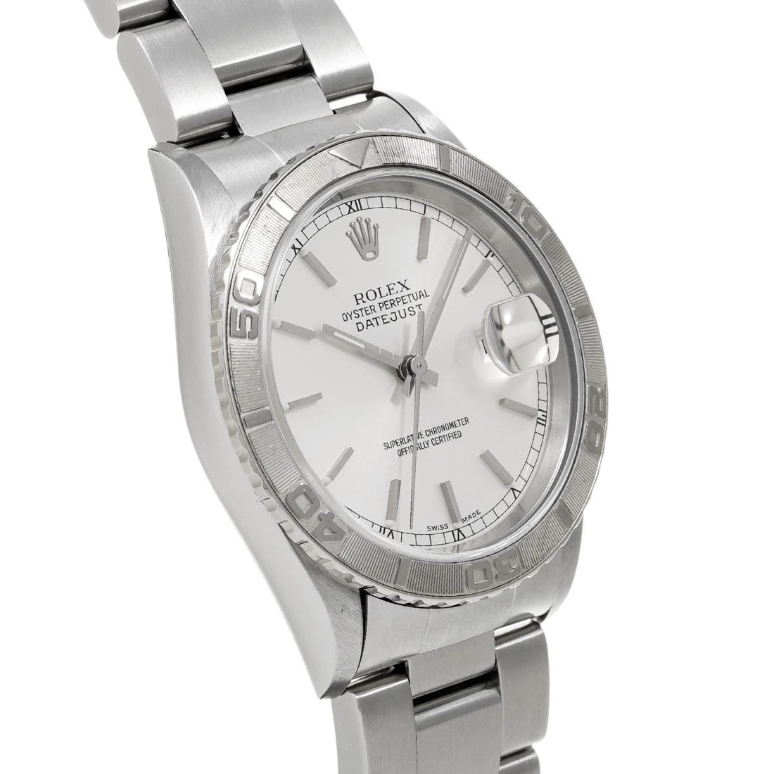ROLEX DATEJUST THUNDERBIRD SILVER WATCH - 3