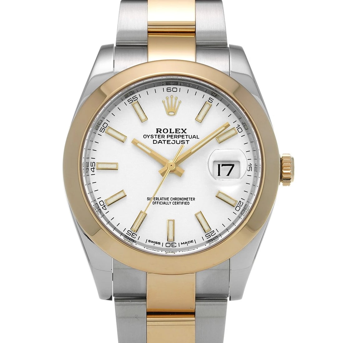 ROLEX DATEJUST WHITE WATCH: ROLEX Datejust White WATCH Brand: ROLEX Type: Wristwatch Material: Band Material Stainless steel/Yellow Gold, Case Material Stainless steel Color: Dial Color White Size: ??Case? H/about 41mm W/about 4