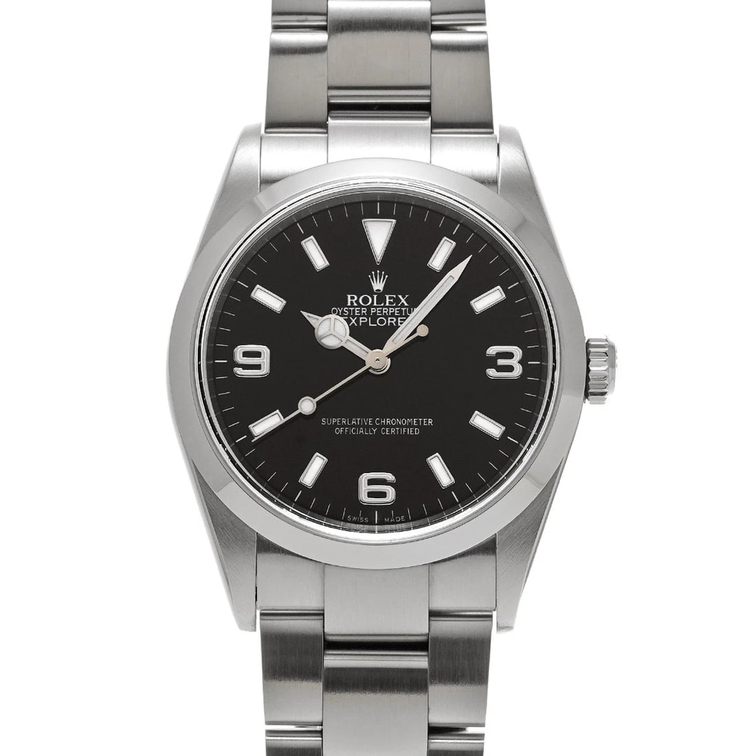 ROLEX EXPLORER BLACK WATCH: ROLEX Explorer Black WATCH Brand: ROLEX Type: Wristwatch Material: Band Material Stainless steel, Case Material Stainless steel Color: Dial Color Black Size: ??Case? H/about 36mm W/about 36mm D/about 