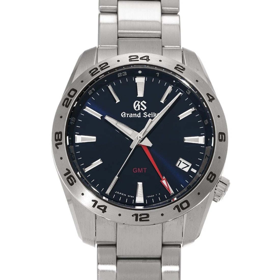 GRAND SEIKO SPORT COLLECTION QUARTZ GMT BLUE WATCH: Grand Seiko Sport Collection Quartz GMT Blue WATCH Brand: Grand Seiko Type: Wristwatch Material: Band Material Stainless steel, Case Material Stainless steel Color: Dial Color Blue Size: ??Case? H/abo