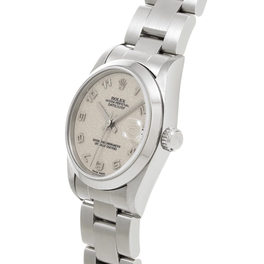 ROLEX DATEJUST IVORY COMPUTER WATCH - 2