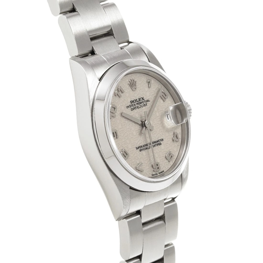 ROLEX DATEJUST IVORY COMPUTER WATCH - 3
