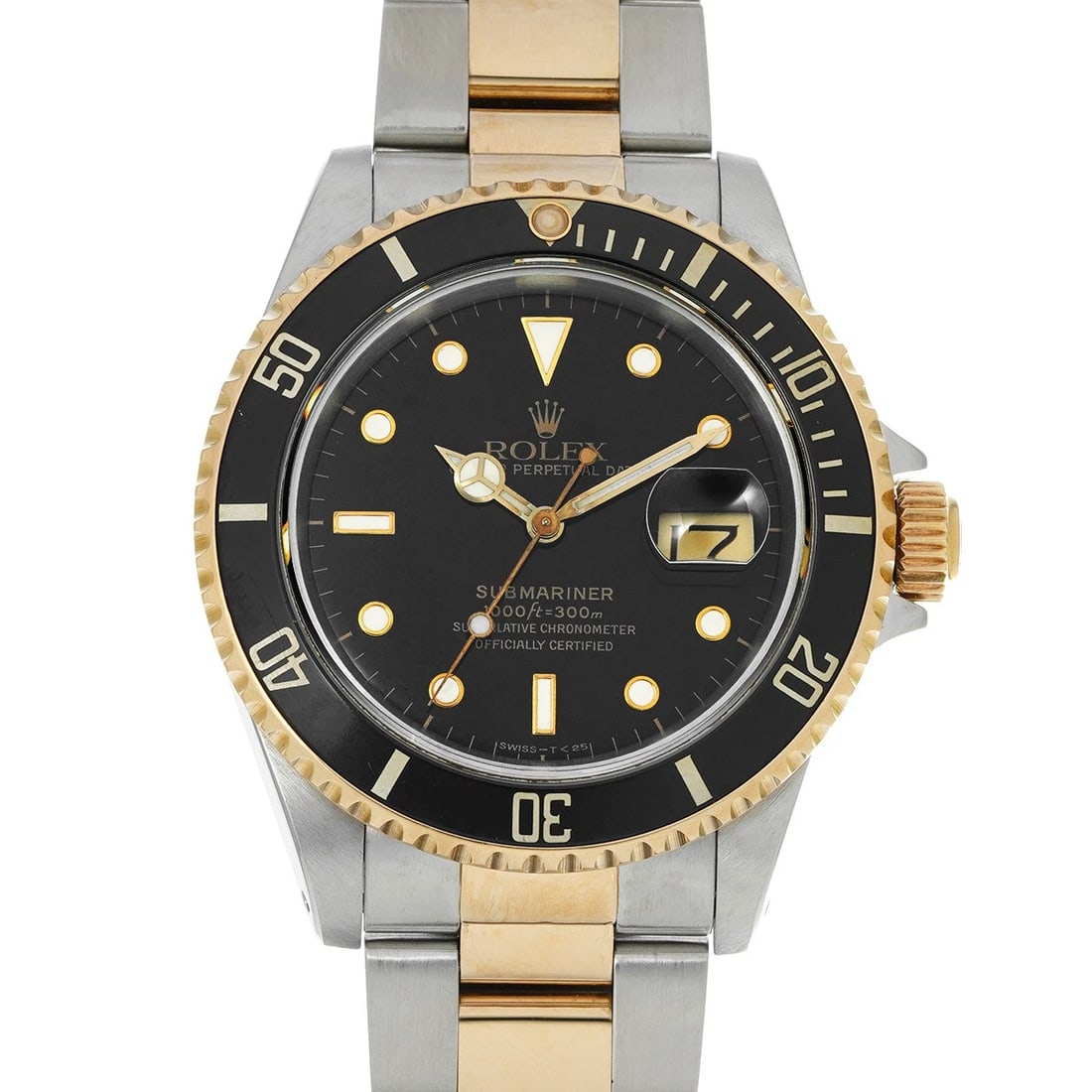 ROLEX SUBMARINER DATE BLACK WATCH: ROLEX Submariner Date Black WATCH Brand: ROLEX Type: Wristwatch Material: Band Material Stainless steel/Yellow Gold, Case Material Stainless steel Color: Dial Color Black Size: ??Case? H/about 40mm
