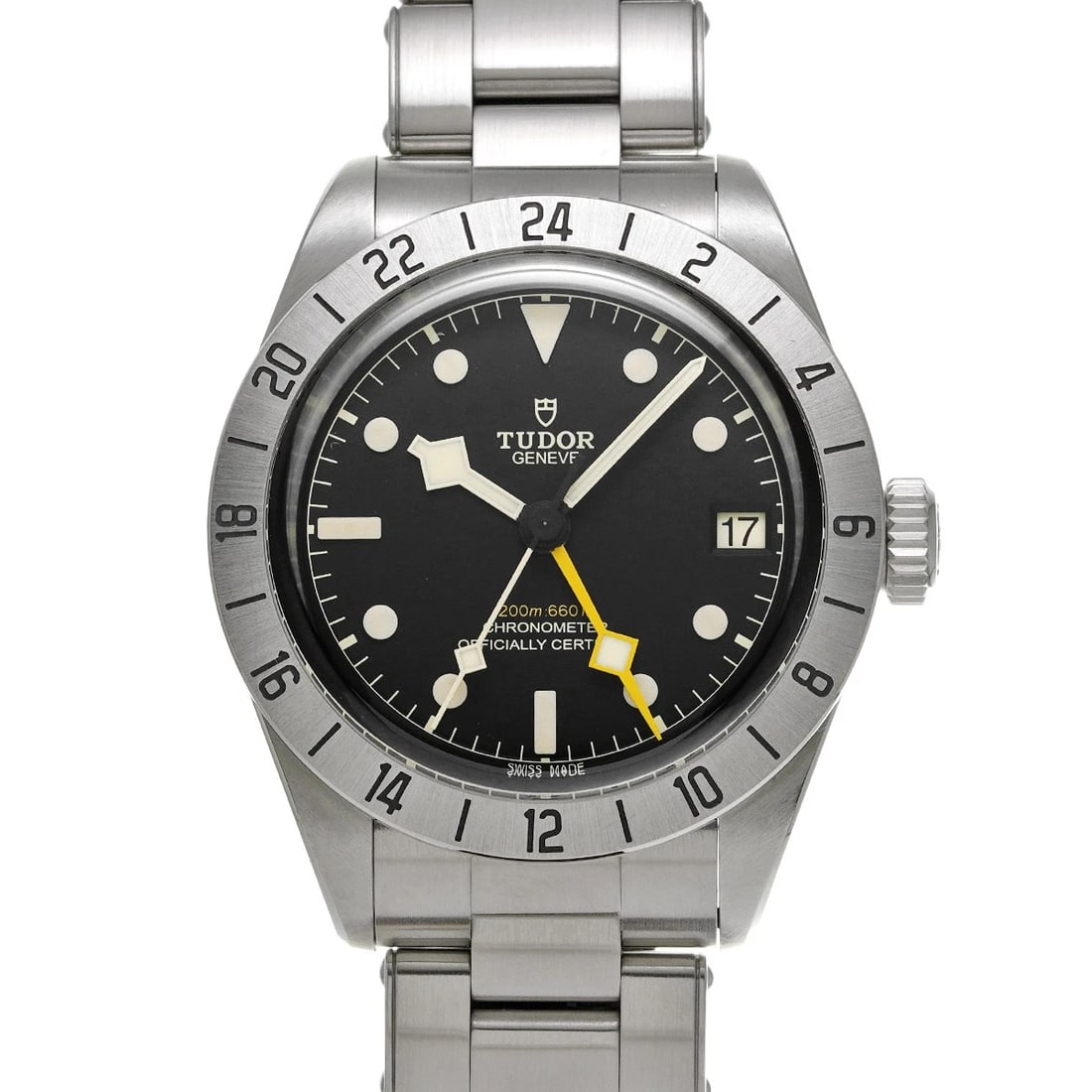 TUDOR BLACK BAY PRO BLACK WATCH: TUDOR Black Bay Pro Black WATCH Brand: TUDOR Type: Wristwatch Material: Band Material Stainless steel, Case Material Stainless steel Color: Dial Color Black Size: ??Case? H/about 39mm W/about 39mm