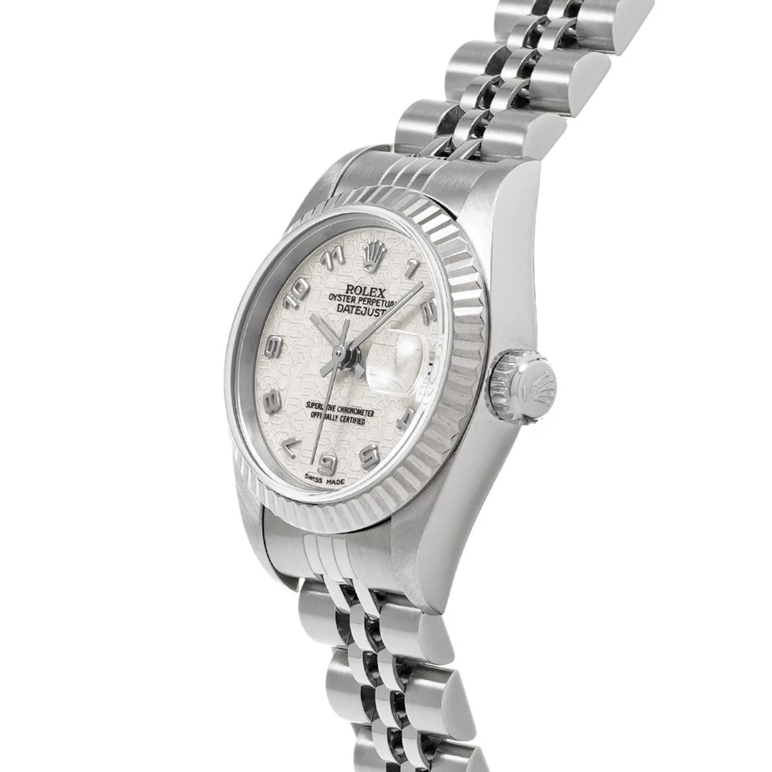ROLEX DATEJUST IVORY COMPUTER WATCH - 2