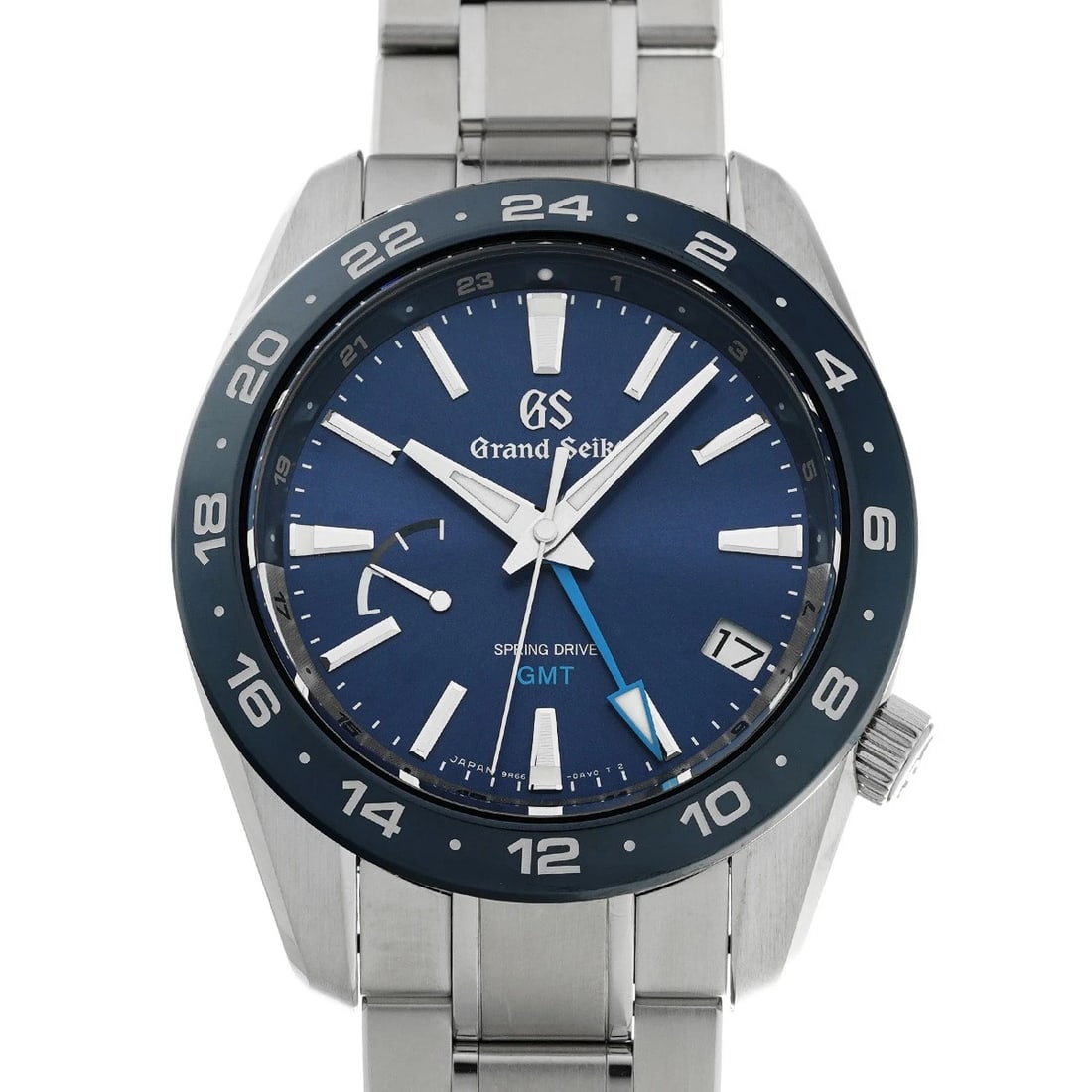 GRAND SEIKO SPORTS COLLECTION SPRING DRIVE GMT BLUE WATCH: Grand Seiko Sports Collection Spring Drive GMT Blue WATCH Brand: Grand Seiko Type: Wristwatch Material: Band Material Stainless steel, Case Material Stainless steel Color: Dial Color Blue Size: ??Case