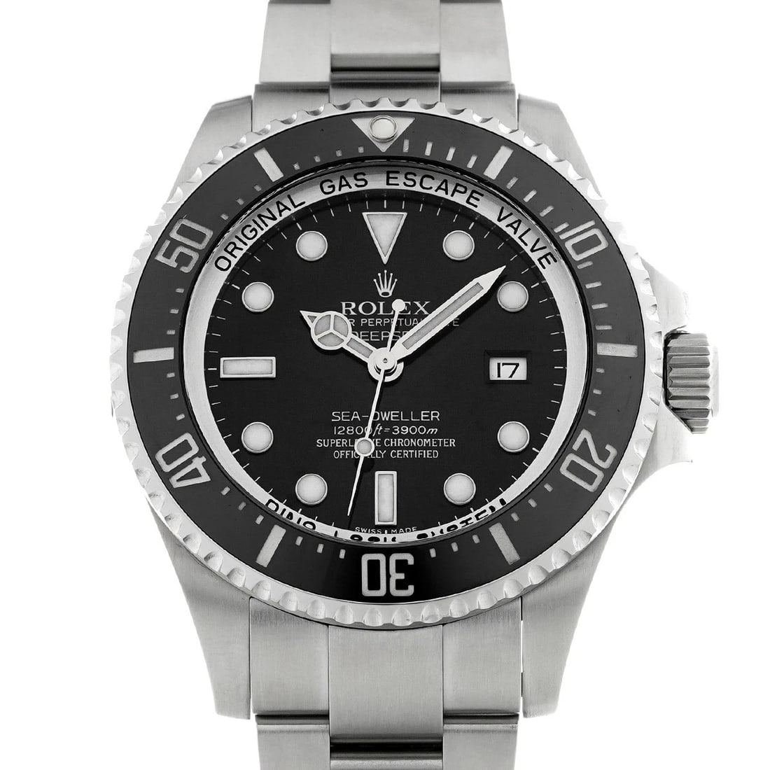 ROLEX SEA-DWELLER DEEPSEA BLACK WATCH: ROLEX Sea-Dweller Deepsea Black WATCH Brand: ROLEX Type: Wristwatch Material: Band Material Stainless steel, Case Material Stainless steel Color: Dial Color Black Size: ??Case? H/about 44mm W/about 44