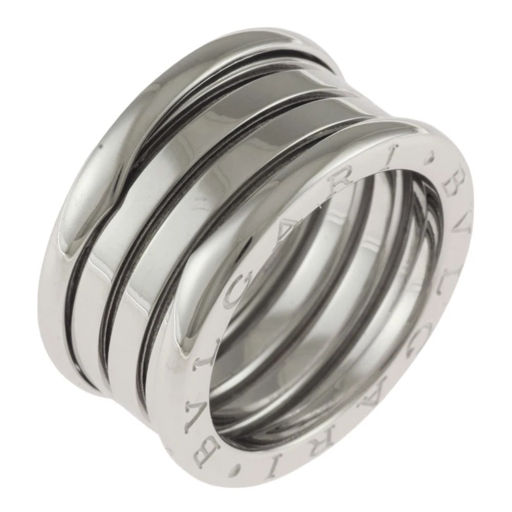 BVLGARI RING K18 WHITE GOLD: BVLGARI Ring K18 white gold Brand: BVLGARI Type: Ring Material: K18 white gold, Color: Silver Size: US 5 3/4 Accessories: None Accessories Notice: When purchasing pre-owned goods, please r