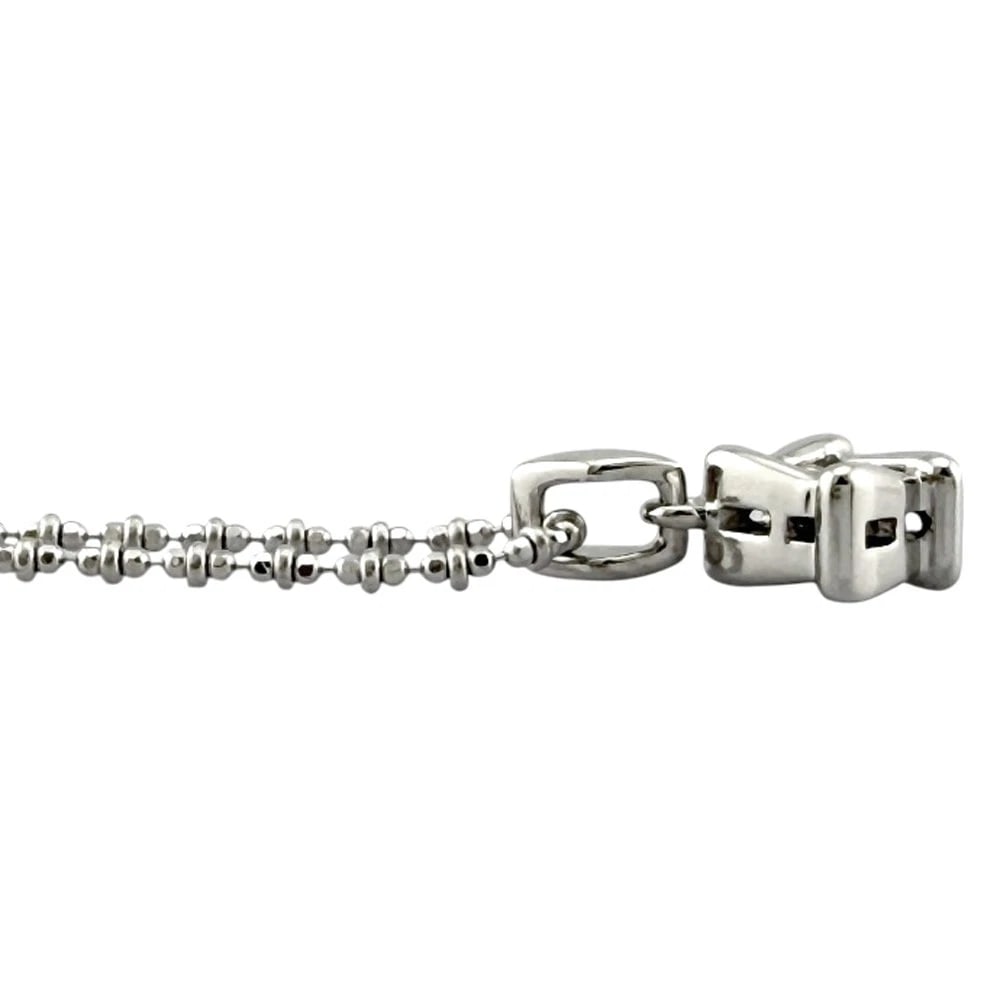 NECKLACE K18 WHITE GOLD RUBY - 3