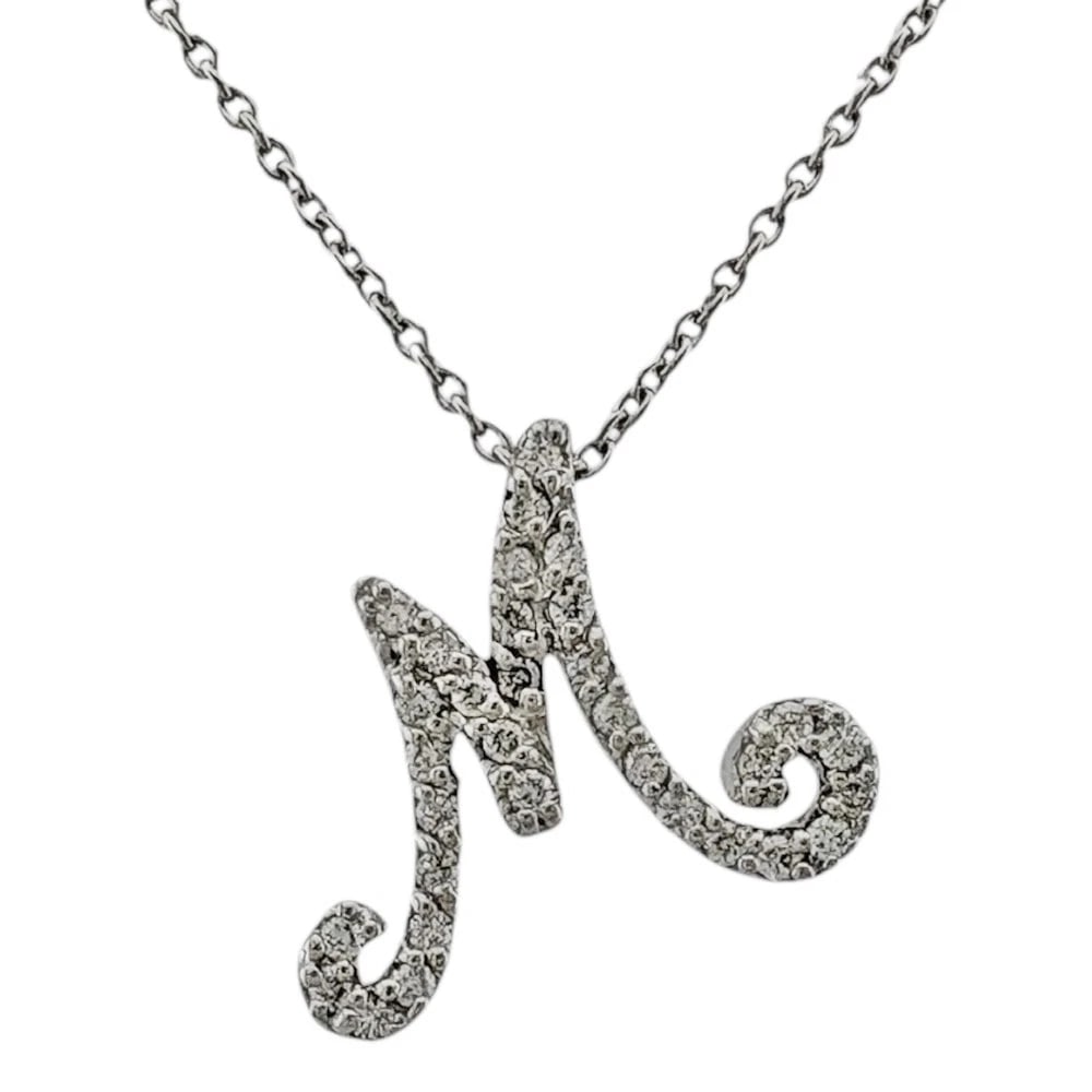 PONTE VECCHIO NECKLACE K18 WHITE GOLD DIAMOND: Ponte Vecchio Necklace K18 white gold diamond Brand: Ponte Vecchio Type: Necklace Material: K18 white gold, Main Stone/Creation Natural Color: Silver Size: (CM) Total Length:40cm Chain width:1.0mm Adj