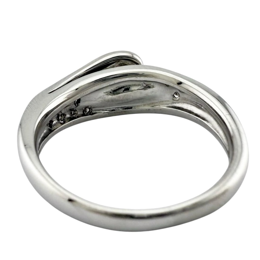 RING PT900 BROWN DIAMOND - 3