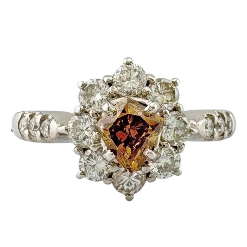 RING PT900PLATINUM DIAMOND: Ring Pt900Platinum diamond Brand: Unbranded Type: Ring Material: PtPlatinum, Main Stone/Creation Natural Color: Silver Size: US 6 1/8 Accessories: None Accessories Notice: When purchasing pre-owned