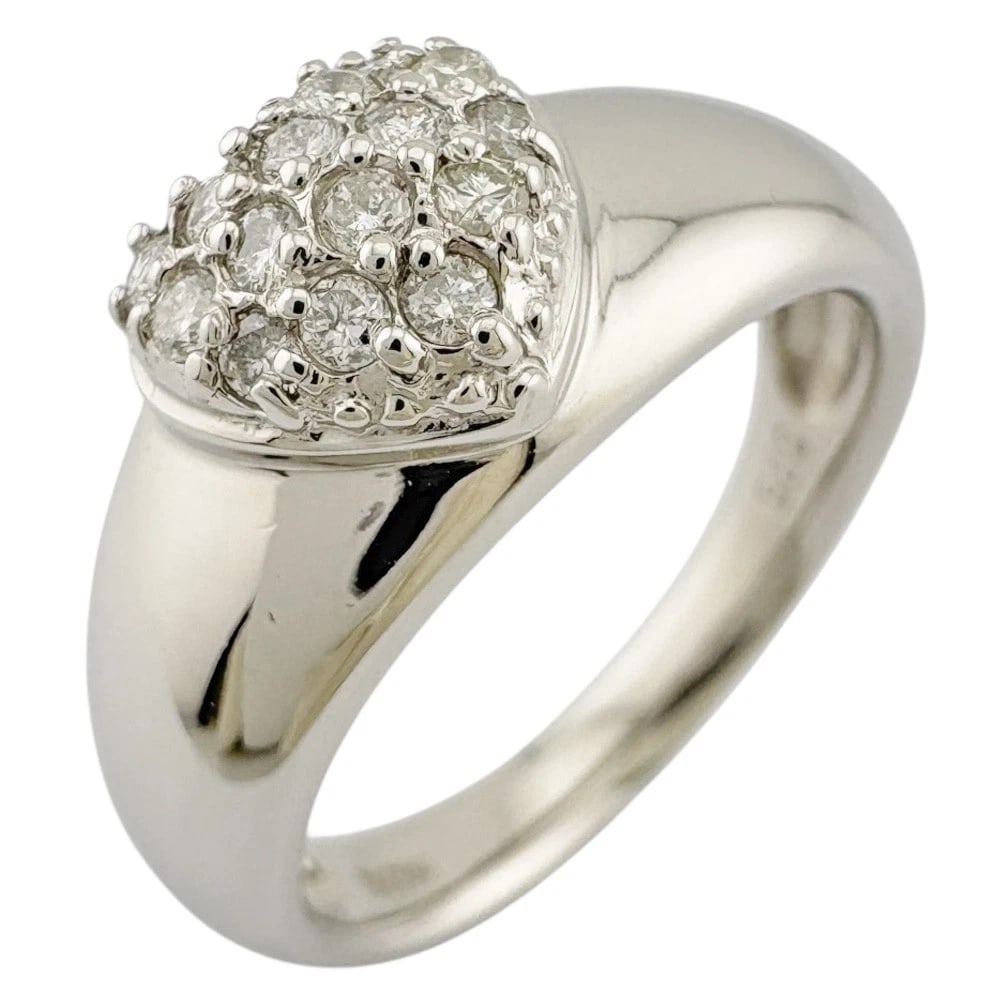 RING PT900PLATINUM DIAMOND: Ring Pt900Platinum diamond Brand: Unbranded Type: Ring Material: Pt900Platinum, Main Stone/Creation Natural Color: Silver Size: US 6 1/8 Accessories: None Accessories Notice: When purchasing
