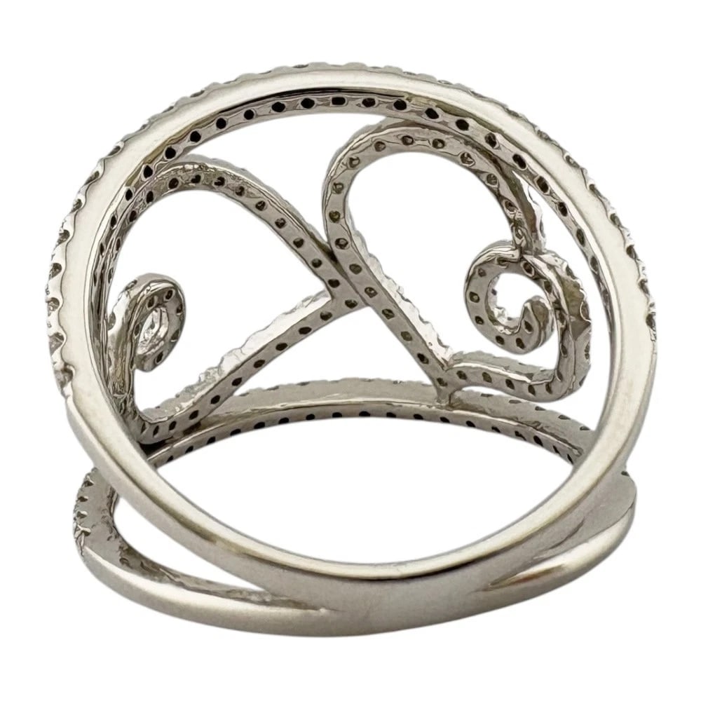 RING PT900PLATINUM DIAMOND - 4