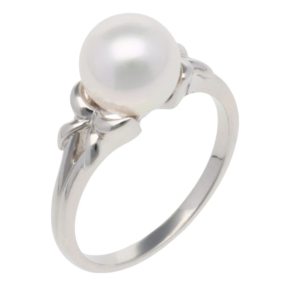 MIKIMOTO RING PT950PLATINUM: MIKIMOTO Ring Pt950Platinum Brand: MIKIMOTO Type: Ring Material: Pt950Platinum, Main Stone/Creation Pearl Color: Silver Size: US 5 3/4 Accessories: None Accessories Notice: When purchasing