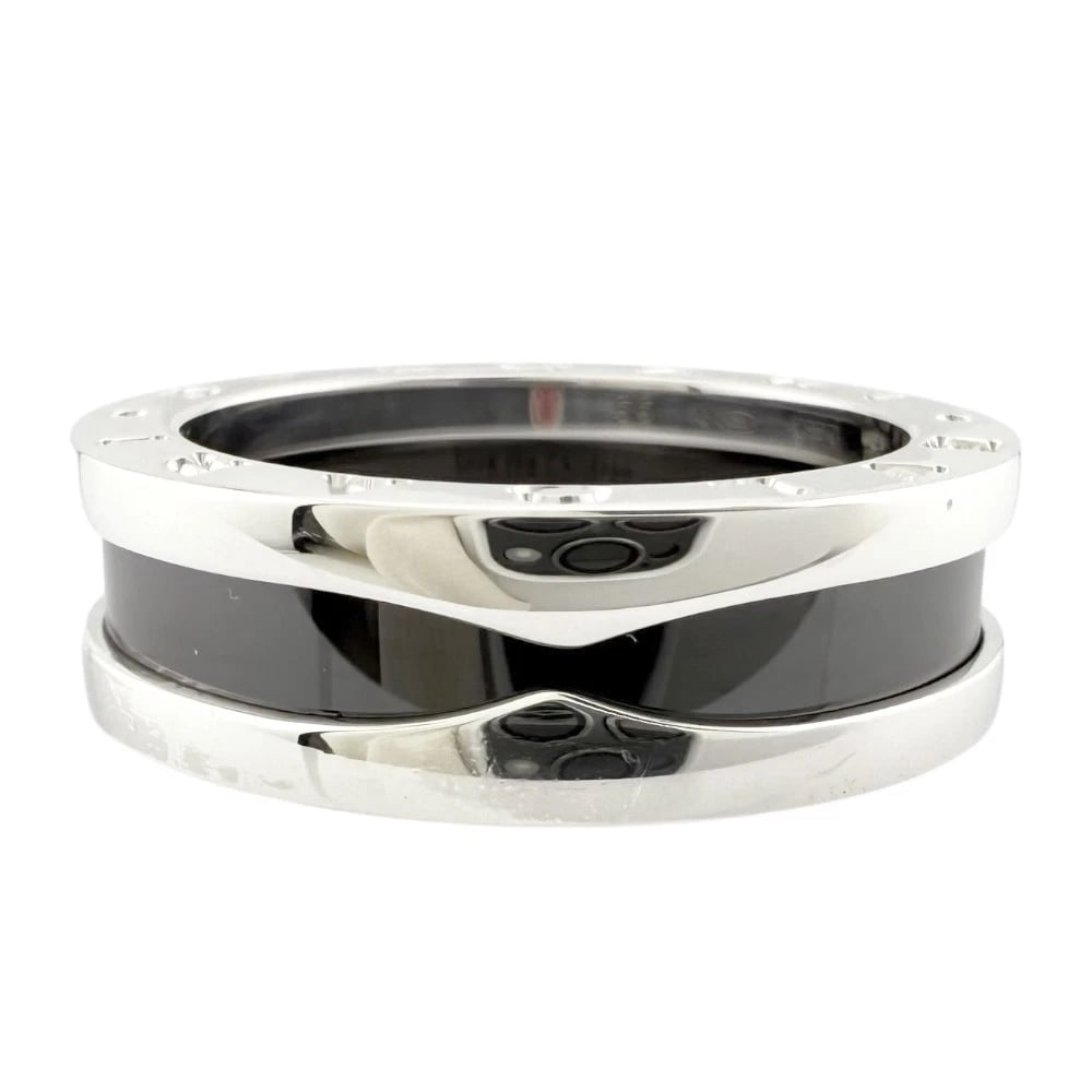 BVLGARI RING: BVLGARI Ring Brand: BVLGARI Type: Ring Material: Silver, Color: Silver Size: US 7 Accessories: None Accessories Notice: When purchasing pre-owned goods, please refer to the photos of the i
