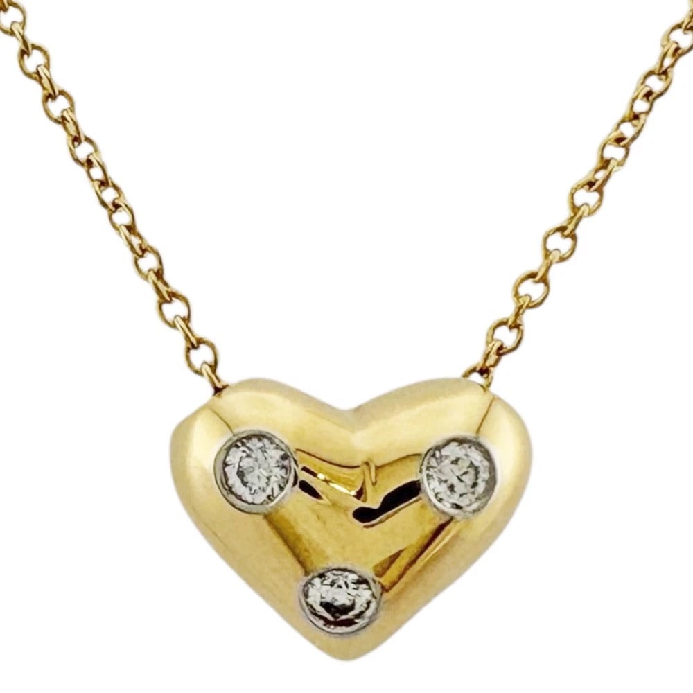 TIFFANY&CO. NECKLACE K18 YELLOW GOLD DIAMOND: TIFFANY&Co. Necklace K18 yellow gold diamond Brand: Tiffany&co. Type: Necklace Material: K18 yellow gold, Main Stone/Creation Natural Color: gold Size: (CM) Total Length:41cm Chain width:1.0mm