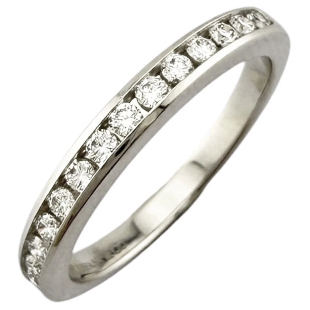 TIFFANY&CO. RING PT950PLATINUM DIAMOND: TIFFANY&Co. Ring Pt950Platinum diamond Brand: Tiffany&co. Type: Ring Material: Pt950Platinum, Main Stone/Creation Natural Color: Silver Size: US 5 3/8 Accessories: None Accessories Notice: