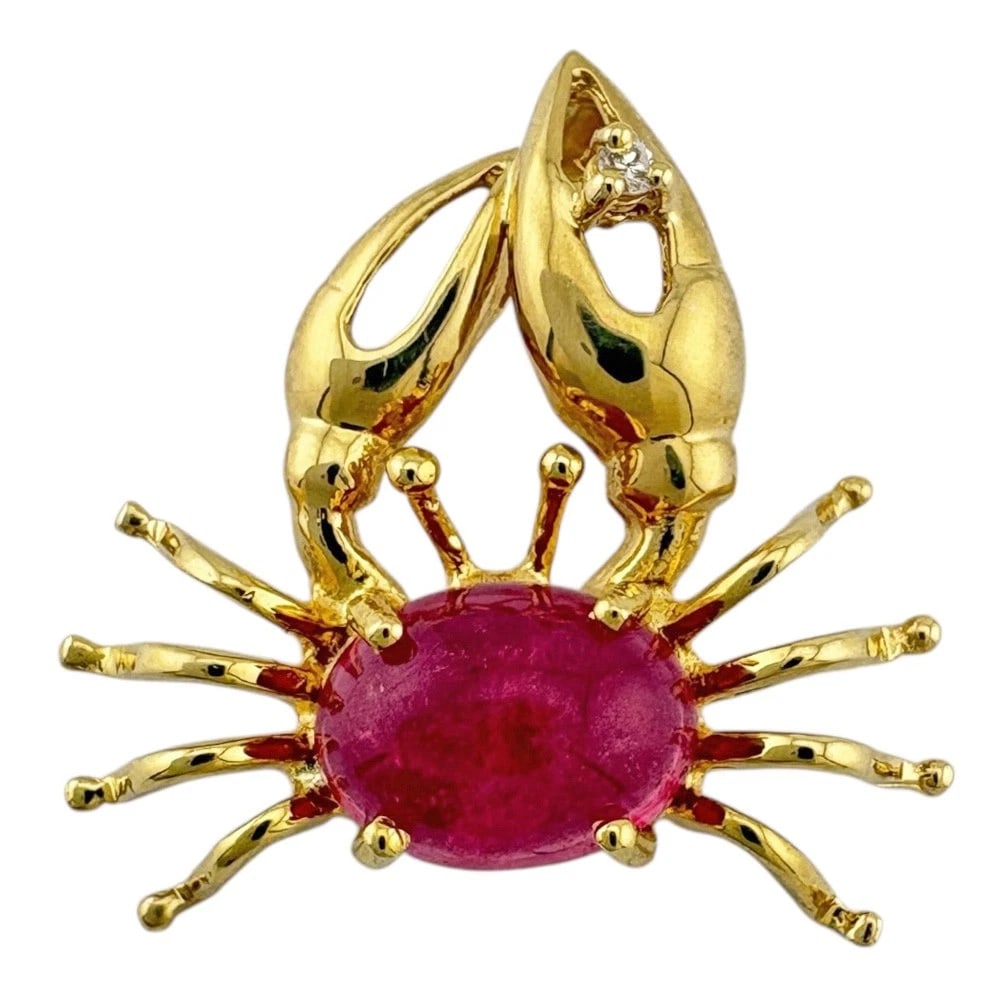 PONTE VECCHIO PENDANT TOP K18 GOLD: Ponte Vecchio Pendant top K18 gold Brand: Ponte Vecchio Type: Pendant top Material: K18 yellow gold, Main Stone/Creation Pink tourmaline/diamond Color: gold Size: (CM) Top:W19.0mm x H19.0mm