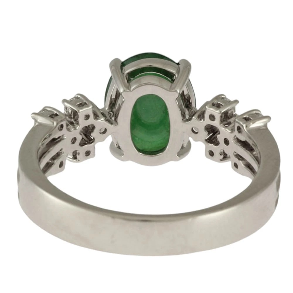 TASAKI RING PT900 JADE - 3