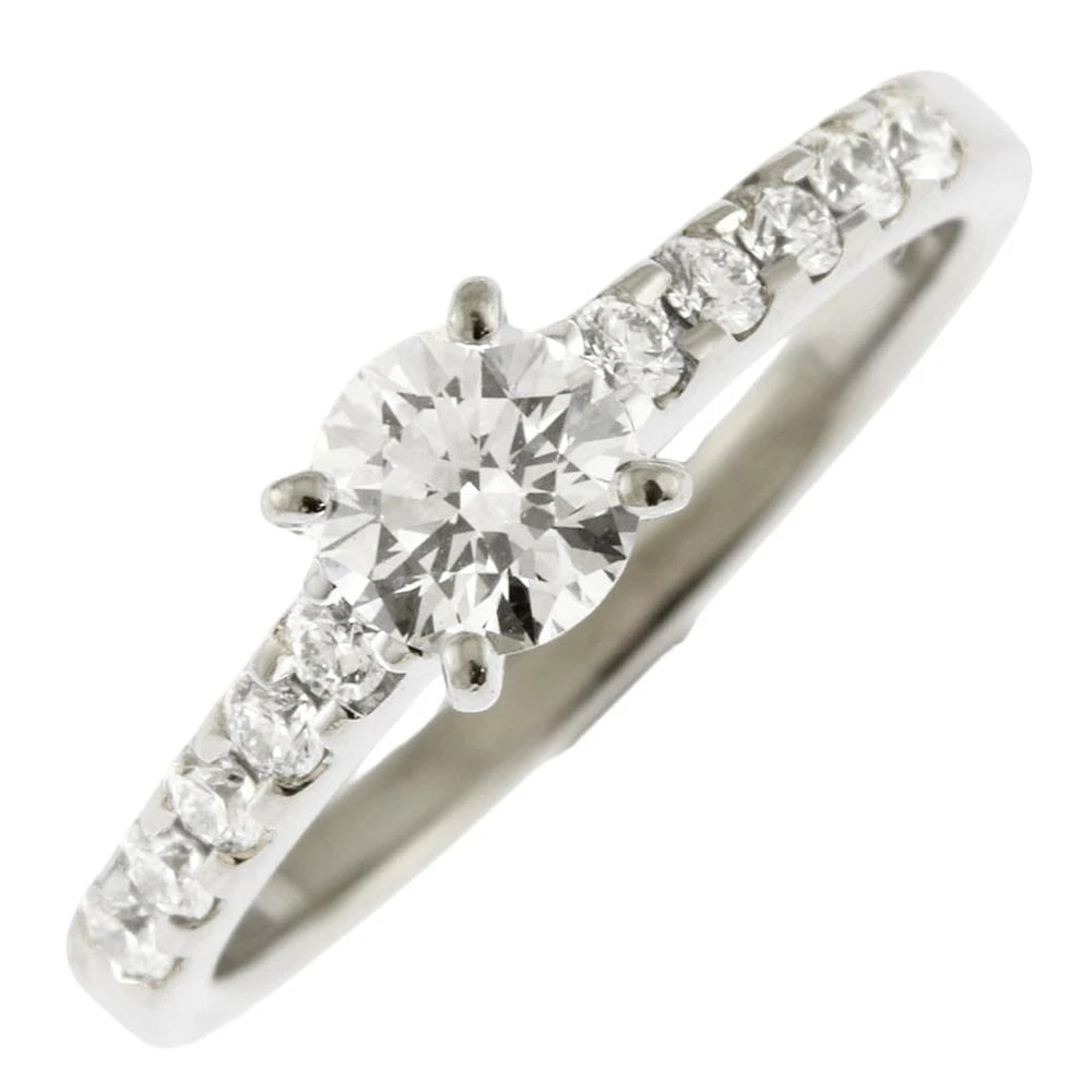 MIKIMOTO RING PT950 DIAMOND: MIKIMOTO Ring Pt950 diamond Brand: MIKIMOTO Type: Ring Material: Pt950Platinum, Main Stone/Creation Natural Color: Silver Size: US 3 1/4 Accessories: None Accessories Notice: When purchasi