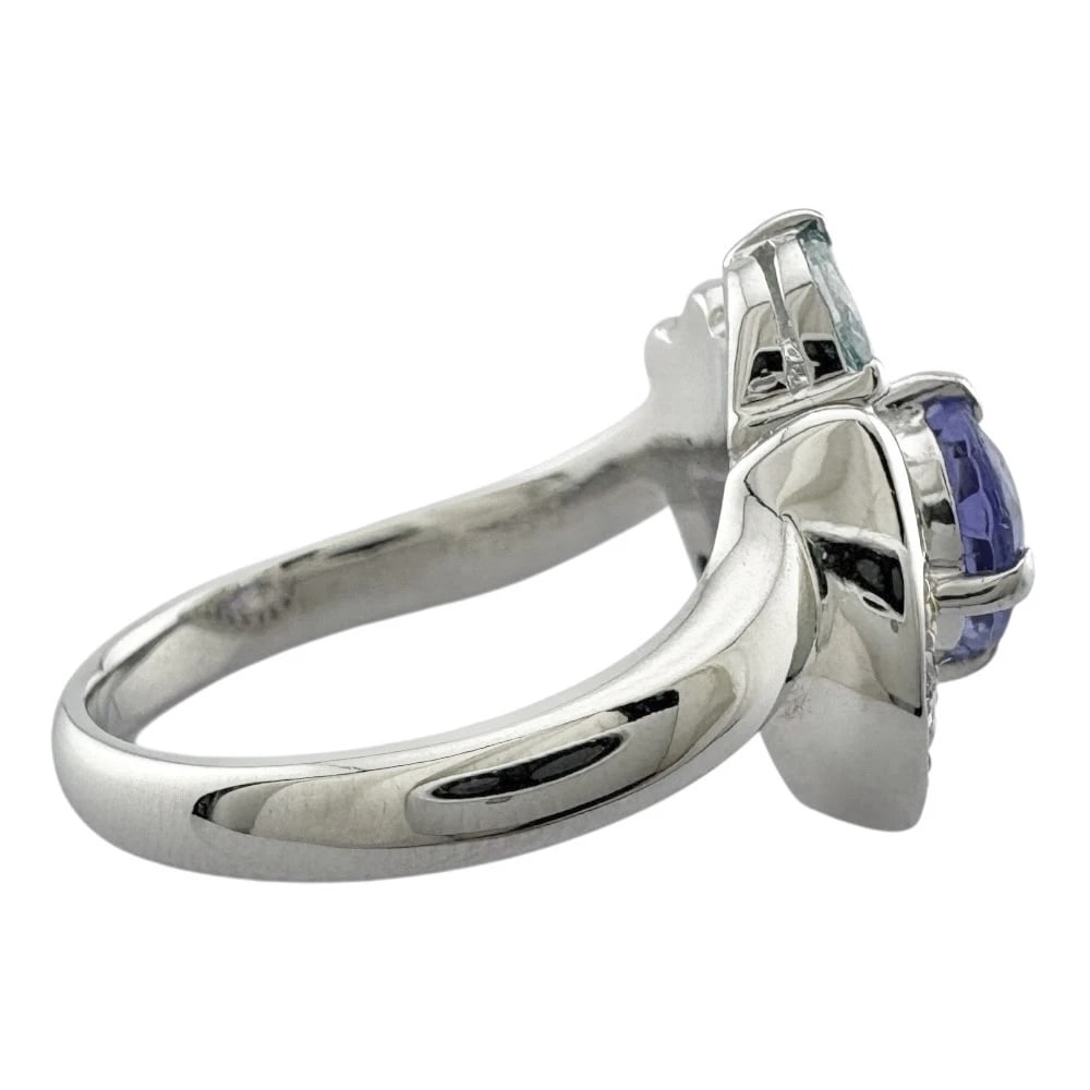 RING PT900PLATINUM TANZANITE - 3