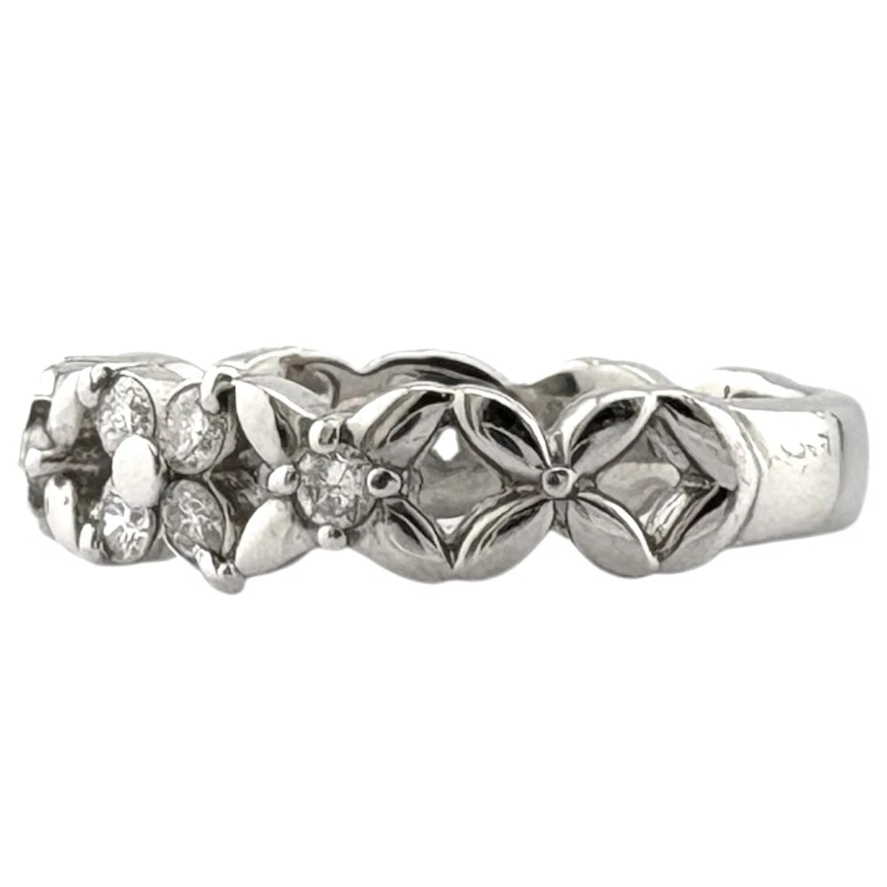 RING PT900PLATINUM DIAMOND - 2