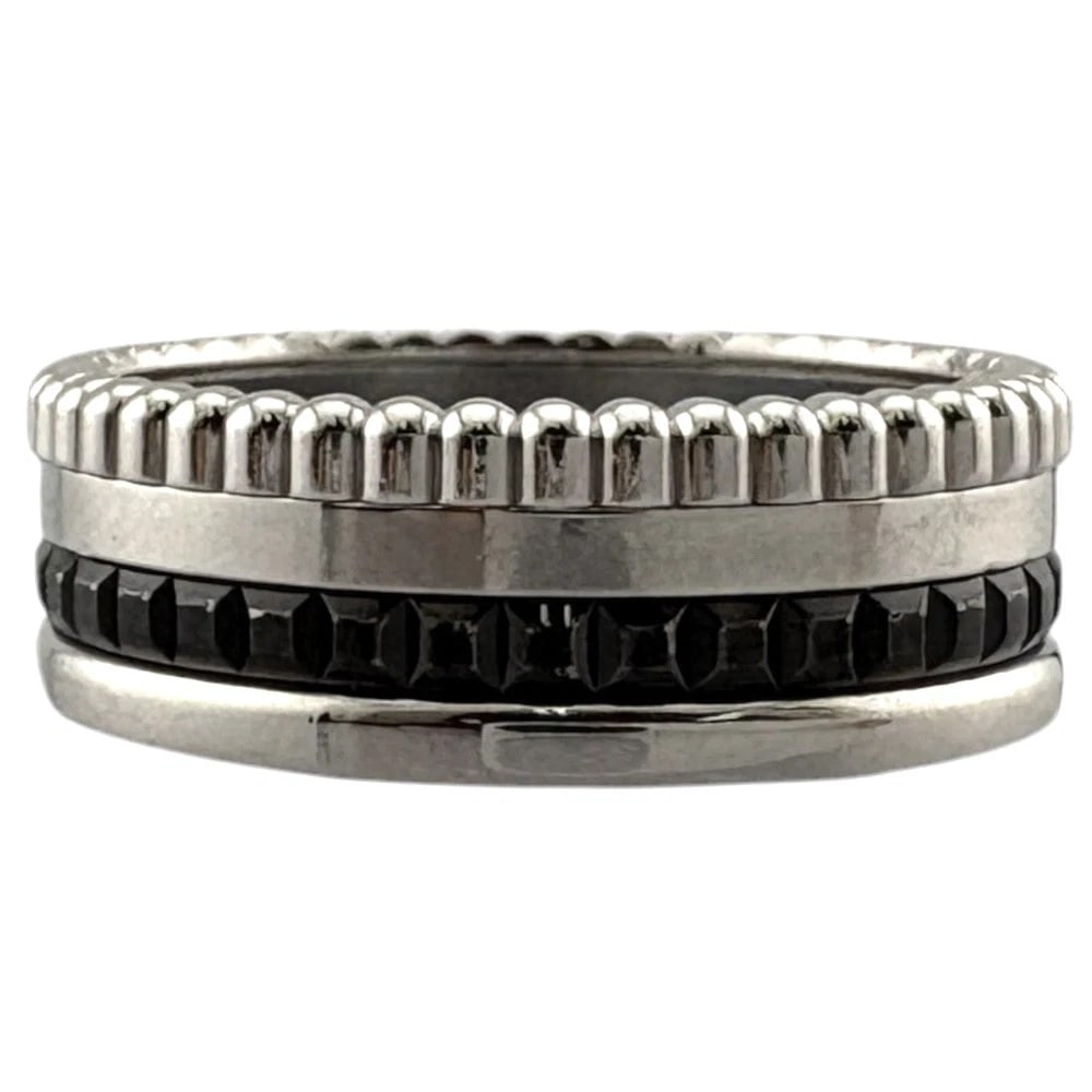 BOUCHERON RING K18 WHITE GOLD: Boucheron Ring K18 white gold Brand: Boucheron Type: Ring Material: K18 white gold, Color: Silver Size: US 6 1/8 Accessories: None Accessories Notice: When purchasing pre-owned goods, plea