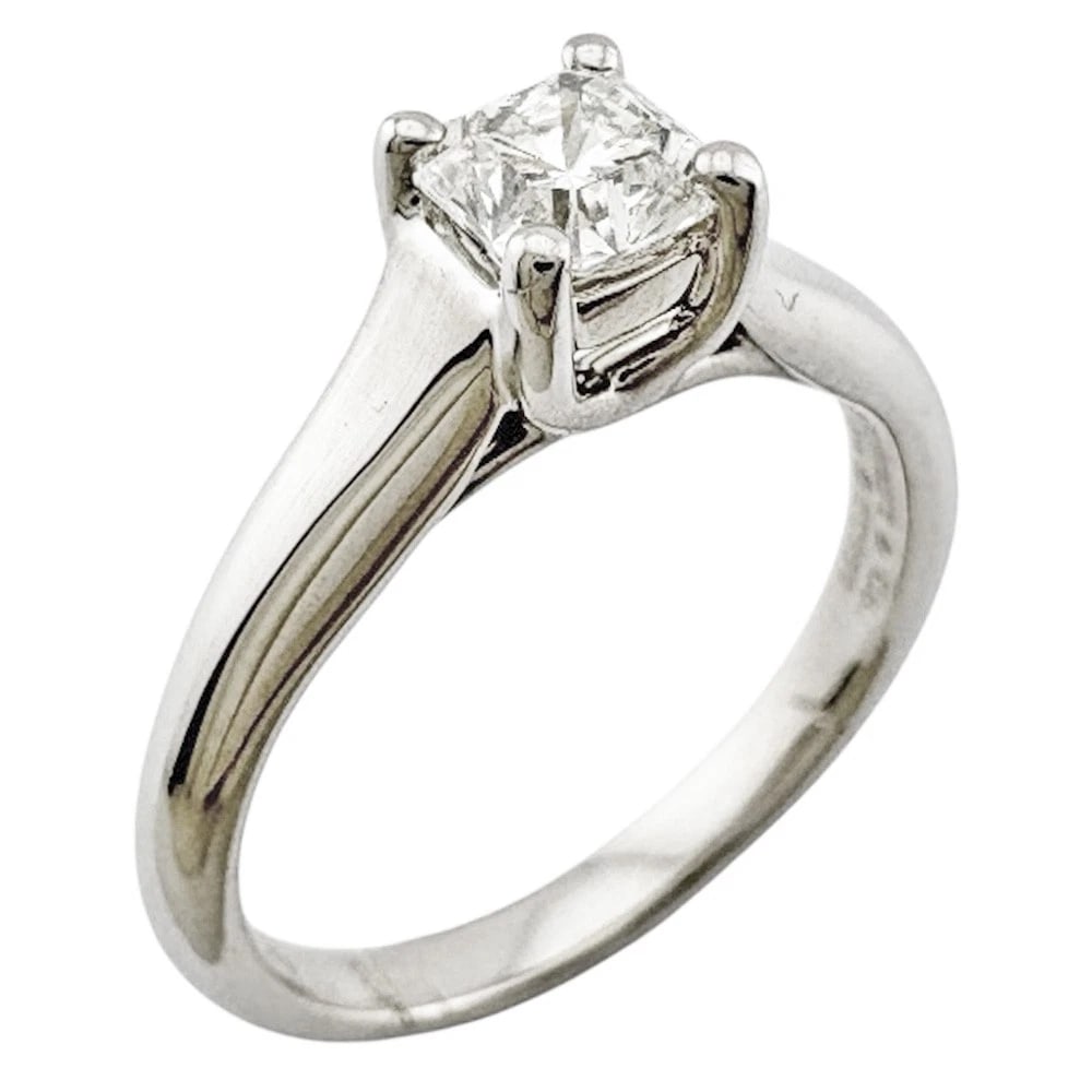 TIFFANY&CO. RING PT950PLATINUM DIAMOND: TIFFANY&Co. Ring Pt950Platinum diamond Brand: Tiffany&co. Type: Ring Material: Pt950Platinum, Main Stone/Creation Natural Color: Silver Size: US 3 7/8 Accessories: None Accessories Notice: