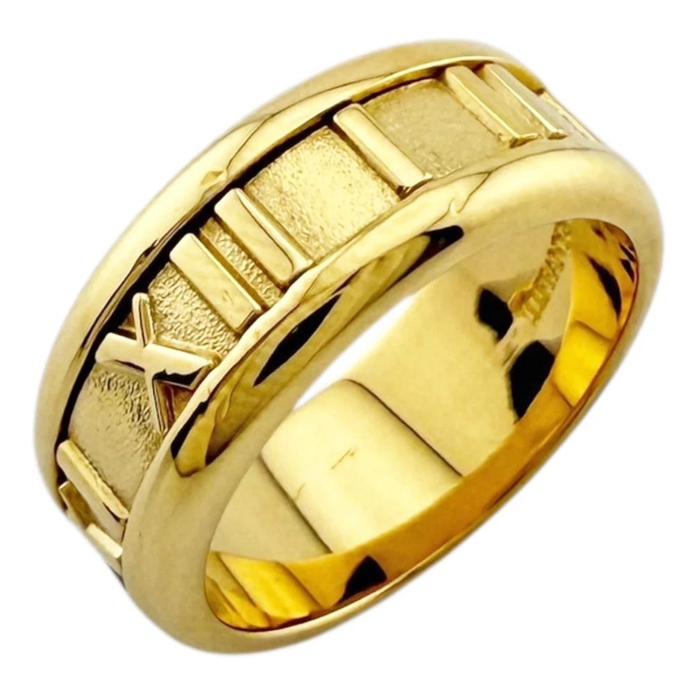 TIFFANY&CO. RING K18 YELLOW GOLD: TIFFANY&Co. Ring K18 yellow gold Brand: Tiffany&co. Type: Ring Material: K18 yellow gold, Color: gold Size: US 5 Accessories: None Accessories Notice: When purchasing pre-owned goods, plea